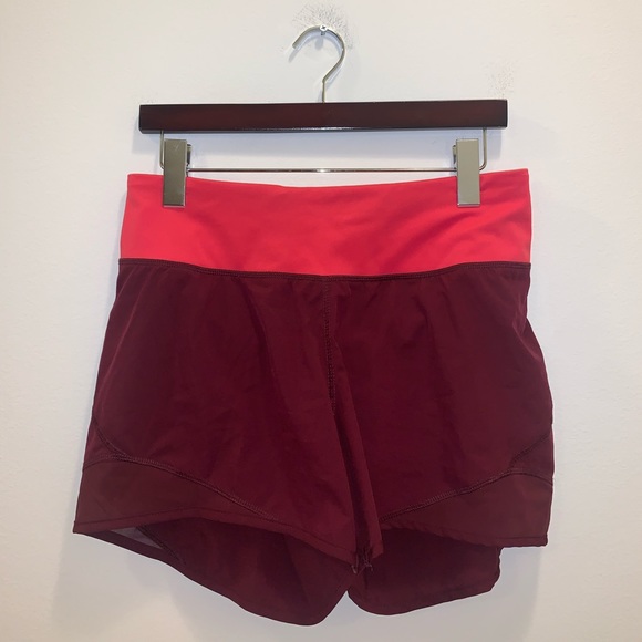 Old Navy Active Light & Dark Red Athletic shorts size S - Picture 2 of 8